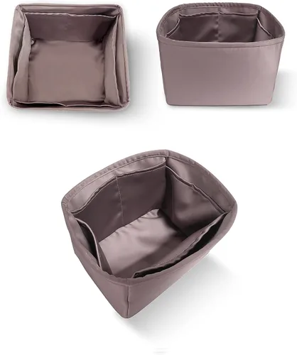 Vista 7 de DGAZ Organizador de bolso suave y sedoso, sedoso, bolso de lujo en moldeadores de bolsas, mujer, se adapta a picotina 1822 bolsas