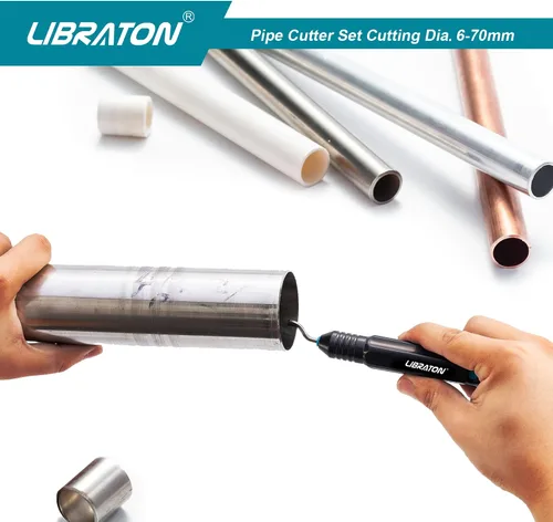 Vista 6 de Libraton Cortador de Tubos de Cobre 1/4" a 2-3/4", Cortador de Tubos, Cortador de Tubos de Alta Resistencia para Tubos de Cobre con Herramienta