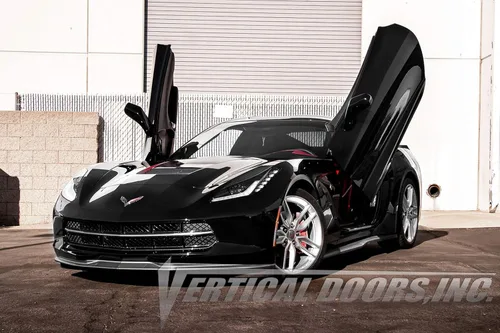 Vista 7 de Juego de puertas verticales estilo Lambo de Vertical Doors, Inc para Chevrolet Corvette C-7 2014-2016