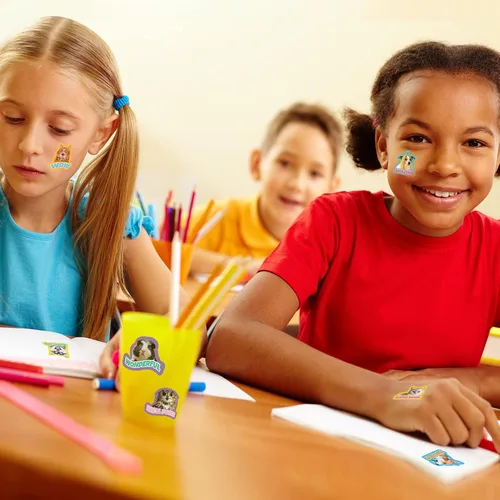 Vista 6 de Pasimy 800 calcomanías de recompensa para profesores para estudiantes, divertidas calcomanías de recompensa de animales para niños, clase de premio