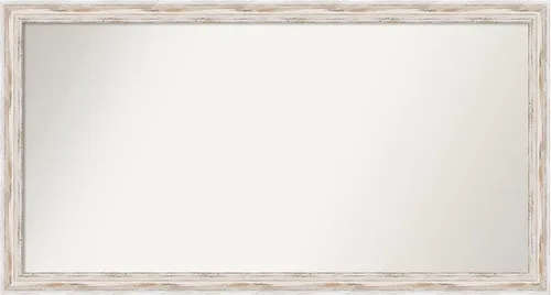 Vista 59 de Amanti Art Espejo personalizado, espejo de baño estrecho Alexandria White Wash, espejo de pared o espejo de tocador de baño sobre el fregadero