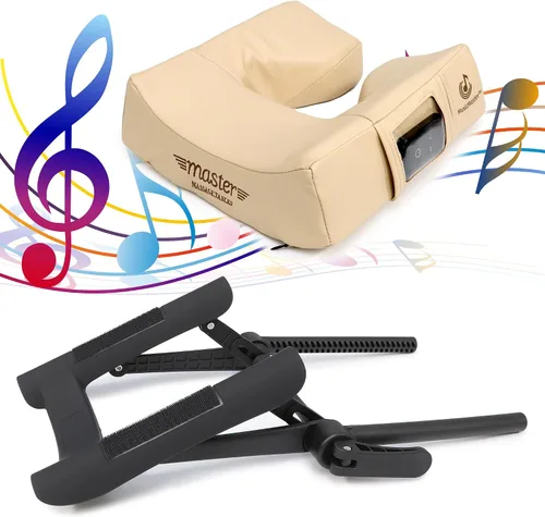 Vista 19 de Master Massage Universal MusicMaster - Juego de cojines redondos de media luna y mesa de masaje ajustable, juego de mesa de masaje/reposacabezas