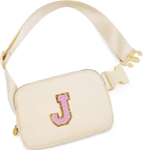 Vista 24 de Bolsa de cinturón para niñas y mujeres, bolsas cruzadas, riñonera, riñonera personalizada, Negro, Small