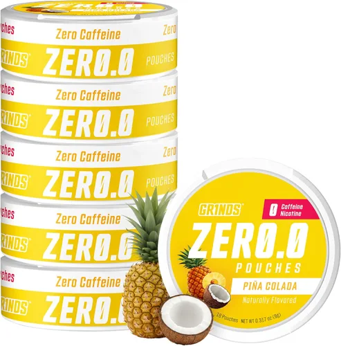 Vista 19 de Bolsas de energía Grinds - Bolsas de cafeína natural - Contiene vitaminas B, sin azúcar y 0 calorías - 80 mg de cafeína en cada bolsa - Genciana