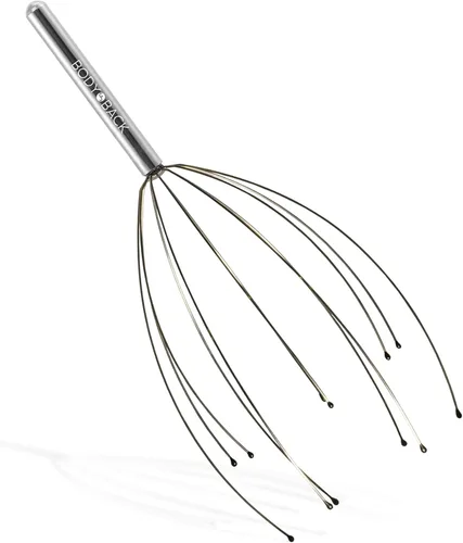 Vista 8 de Body Back Masajeador de cuero cabelludo, rascador de cabeza, masajeador manual de cabeza para aliviar el estrés, rascador relajante del cuero