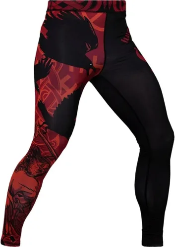 Vista 2 de Hardcore Training Pantalones de compresión para hombre, mallas de entrenamiento, capa base, boxeo, correr, muay thai, MMA, no Gi BJJ