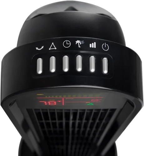 Vista 6 de Ozeri ventilador en torre de oscilación 360, con tecnología micro-blade de reducción de ruido