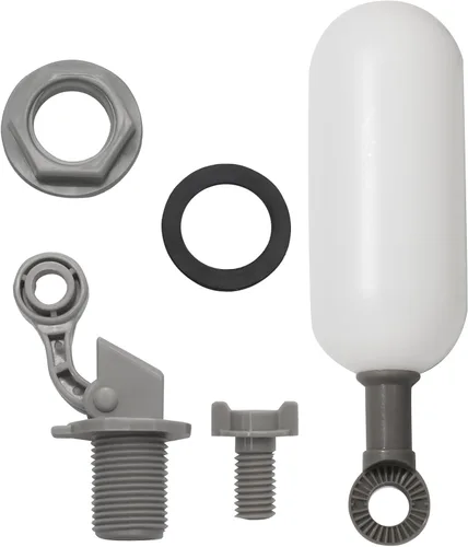 Vista 5 de Uenhoy Paquete de 2 válvulas de bola de flotador de rosca NPT de 1/2 pulgada, llenado automático de sistema de agua con brazo ajustable
