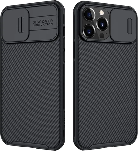 Vista 10 de Mangix Funda para iPhone 13 con Cubierta de Cámara, Ajuste Delgado Funda Protectora de Policarbonato Resistente a Golpes con Cubierta Deslizante