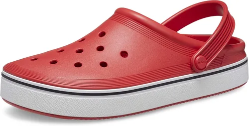 Vista 15 de Crocs Zuecos unisex para adultos con plataforma fuera de la cancha Azul marino