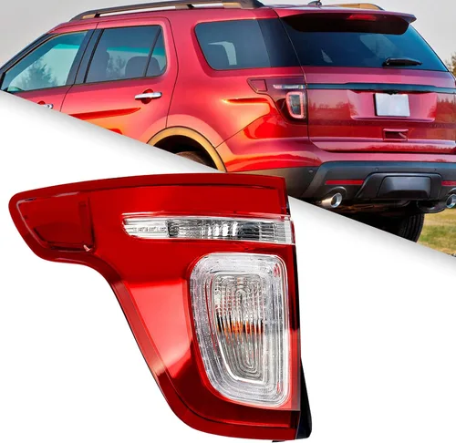 Vista 9 de FIONE - Conjunto de luz trasera para Ford Explorer 2016 2017 2018 2019 RH 2016-2019