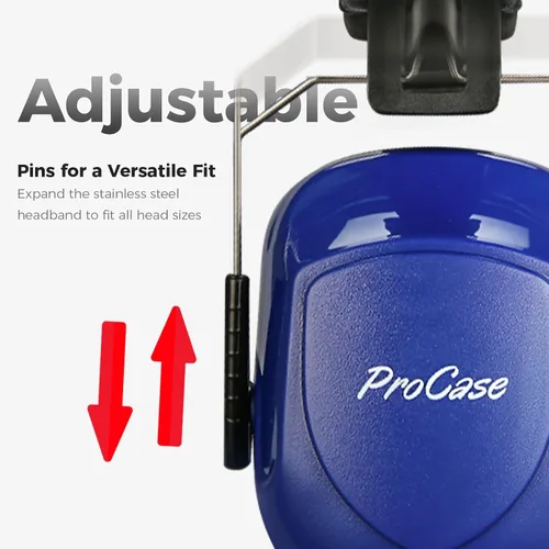Vista 60 de ProCase NRR 28dB Noise Reduction Ear Muffs, Foldable Adjustable Noise Cancelling Headphones