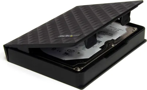 Vista 2 de StarTech.com Funda protectora antiestática para disco duro de 2.5 pulgadas, color negro (paquete de 3), protector de disco duro de 2.5 pulgadas