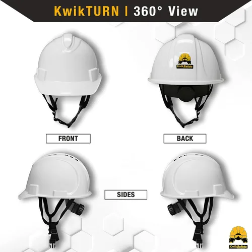 Vista 6 de KwikSafety - Charlotte, NC - Sombreros duros [Ala completa, estilo gorra, estilo de escalada] Tipo 1, Clase C ANSI OSHA