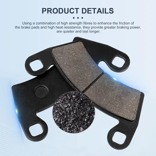 Vista 5 de Pastillas de freno delanteras y traseras para Polaris Ranger 500 570 700 800 900 RZR 800 900 XP Ranger 700 800 900 XP Crew Diesel XP EV EFI