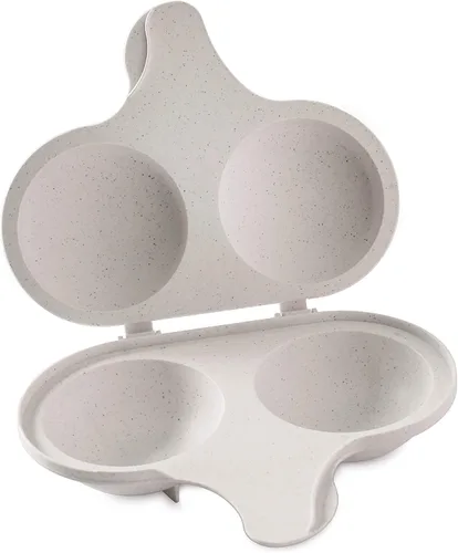 Vista 4 de Nordic Ware Juego de desayuno 3 en 1, 2 piezas, blanco