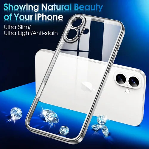 Vista 797 de Supdeal Funda cristalina transparente para iPhone 11, [No se amarillea] [Protección de la cámara] [Probado contra caídas de grado militar] Funda