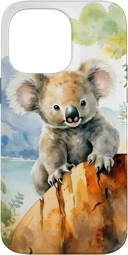 Vista 21 de Cute Little Koala Bear in The Wild Case for iPhone 17