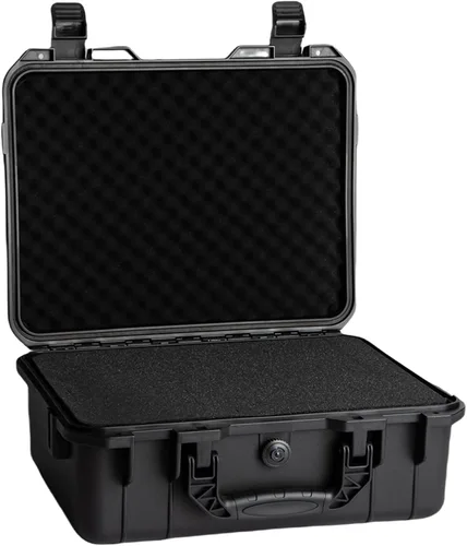 Vista 9 de Estuche rígido pequeño impermeable con inserto de espuma personalizable para bricolaje, protección portátil para cámara, drones, equipos