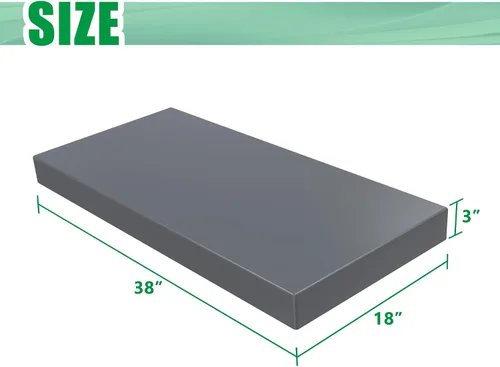 Vista 2 de Forestchill Mini almohadilla dividida, 38 x 18 x 3 pulgadas, almohadilla de plástico para equipo para bomba de calor de aire acondicionado mini