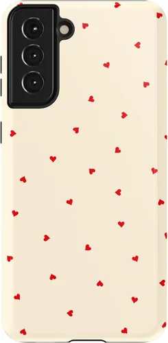 Vista 29 de Casely Funda para Galaxy S21 Here Comes The Sun Colorblock Sunset Diseño protector delgado esencial de doble capa Aquí viene el sol