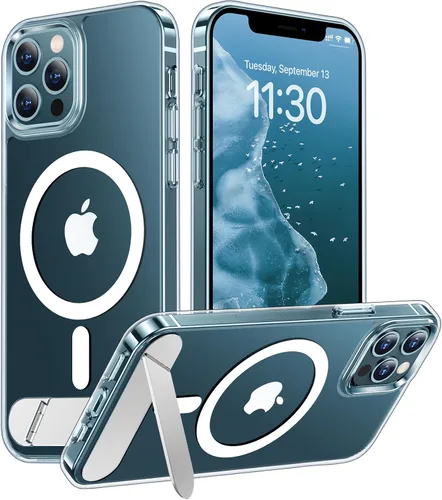 Vista 162 de Funda para iPhone 11 con compatibilidad magnética, [Soporte invisible incorporado][Compatible con MagSafe]