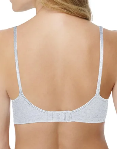 Vista 3 de Hanes - Brasier sin varillas para mujer, absorbe la humedad, tirantes convertibles, copa completa