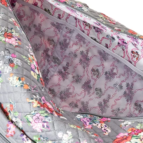 Vista 5 de Vera Bradley Bolsa de viaje grande de algodón