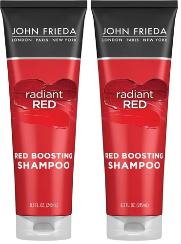 Vista 10 de John Frieda Champú Rojo Radiante Potenciador de Rojo, Champú Diario, Ayuda a Realzar los Tonos de Cabello Rojo, 8.3 Onzas, con Granada y Vitamina E