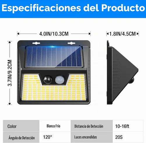 Vista 7 de Peasur Luces solares impermeables para exteriores [12 paquetes/140 LED], 3 modos de iluminación solar con sensor de movimiento para exteriores