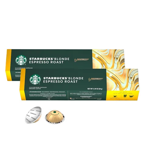 Vista 10 de Starbucks by Nespresso Cápsulas de café para máquinas Nespresso Vertuo - Rubia Espresso ASEADO - 50 CUENTA