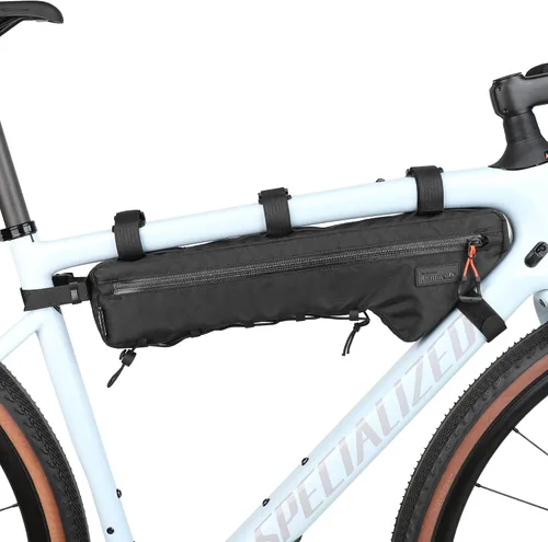 Vista 12 de Rhinowalk Bolsa de Marco Frontal de Bicicleta Bolsa Bajo Tubo Superior Triangular Accesorios de Ciclismo de 1.7L de Nylon Ligero para Bicicleta