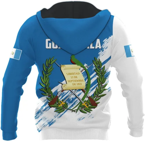 Vista 3 de Tinoshop Sudadera con capucha Guatemala, Jersey Guatemala, Guatemala Prides Hoodie, Camisolas De Guatemala Para Hombres