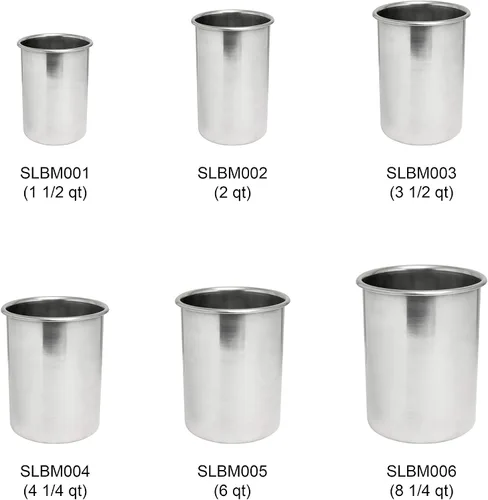 Vista 3 de Thunder Group SLBM001 - Maceta Bain Marie de 1-1/2 cuartos de galón, exterior pulido e interior satinado
