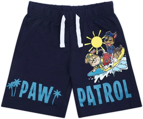 Vista 4 de Paw Patrol Nickelodeon - Paquete de 2 pantalones cortos para niños pequeños, 4-7