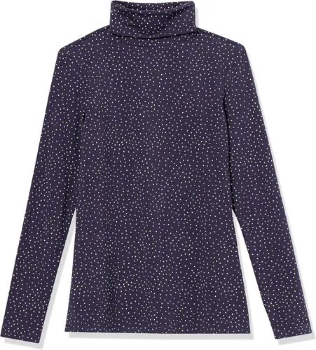Vista 5 de Tienda Essentials Blusa de manga larga con cuello alto para mujer en corte clásico