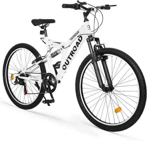 Vista 8 de 26 Inch Mountain Bike for Adult Men Women, 7 Speed Mountian Bicycle with Dual V Brake Suspension MTB Bicycle, Multiple