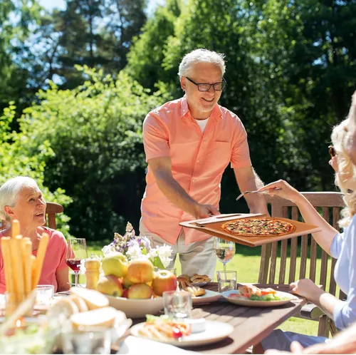 Vista 2 de XANGNIER Pala deslizante de pizza, la cáscara de pizza que transfiere perfectamente la pizza, pizza súper mágica, pala de pizza inteligente