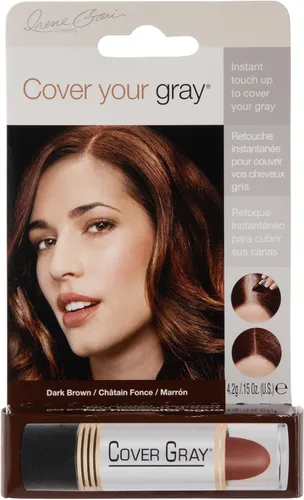 Vista 3 de Cover Your Gray Palo de retoque para mujeres, marrón oscuro, 0.15 oz