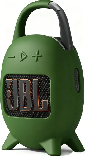 Vista 8 de Geiomoo Funda de transporte de silicona para JBL Clip 5, funda protectora portátil resistente a rayones y golpes (negro)