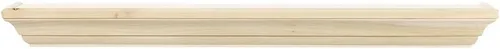 Vista 14 de MANTELSDIRECT Estante flotante de madera para chimenea de 60 pulgadas en color negro - Colton de Mantels Direct Estante de pared rústico de madera