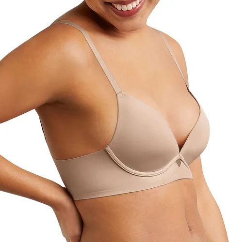 Vista 2 de Maidenform Women's One Fab Fit Wireless Demi Bra with Convertible Straps and Lightly Lined Cups