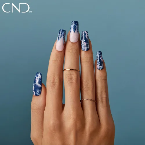 Vista 7 de CND Vinylux - Esmalte de uñas azul de larga duración, color resistente al brillo y al astillado, 0.5 onzas líquidas Chance Taker