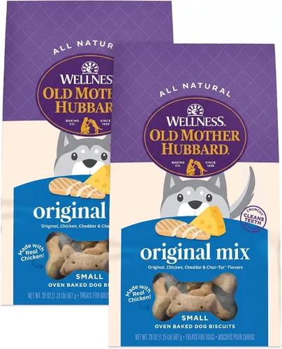 Vista 20 de Old Mother HubbardGalletas Classic P-NUTTERTRAS HORADAS DE PERRO CASO, PEQUEÑO, BOLSA DE 20 ORAS