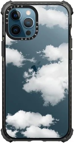 Vista 31 de Funda Ultra Impact de CASETiFY para iPhone 12 Pro Max - Bearly Awake - Negro transparente claro