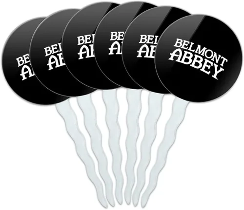Vista 36 de Abilene Christian - Juego de 6 palillos para cupcakes con logotipo secundario