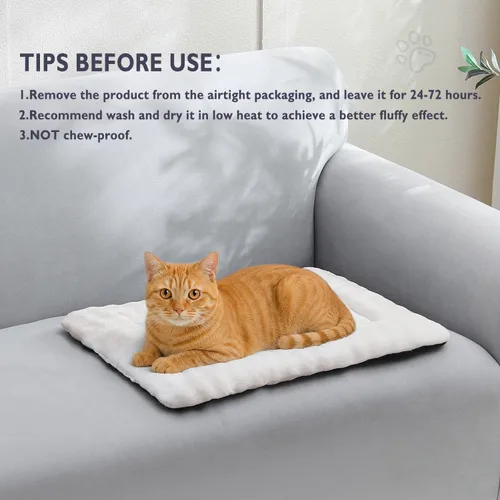 Vista 3 de Alfombrilla para cama de mascotas para gatos y perros pequeños