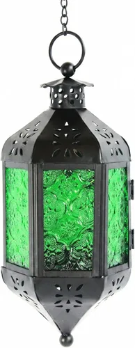 Vista 29 de Vela Lanterns Farol portavelas decorativo marroquí colgante de 11.5 pulgadas, portavelas para interiores y exteriores, para patio, porche, ramadán