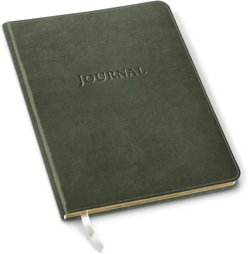 Vista 39 de Diario de cuero Gallery Leather - Elaborado en Maine, EE. UU. - Elegante cuaderno de escritura de cuero con 192 páginas rayadas - Un espacio