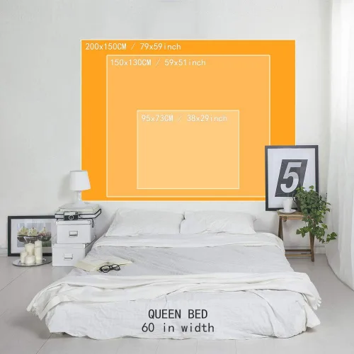 Vista 3 de guk Tapiz personalizado para colgar en la pared con fotos personalizadas, decoración del hogar personalizada para dormitorio, sala de estar